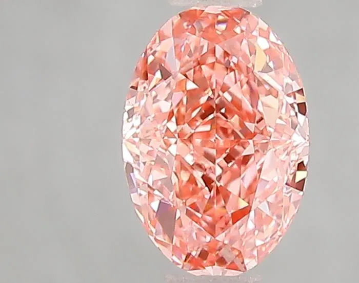 1.10ct Oval Lab Grown Diamond (Colour Fancy Vivid Pink, Clarity VS1, IGI Certified)