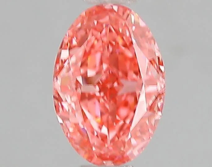 1.10ct Oval Lab Grown Diamond (Colour Fancy Vivid Pink, Clarity VS1, IGI Certified)