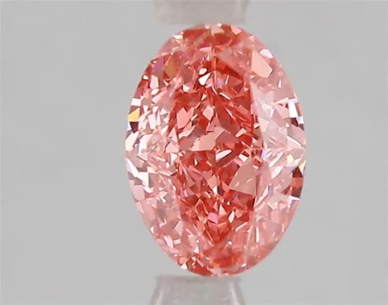 1.10ct Oval Lab Grown Diamond (Colour Fancy Vivid Pink, Clarity VS2, IGI Certified)
