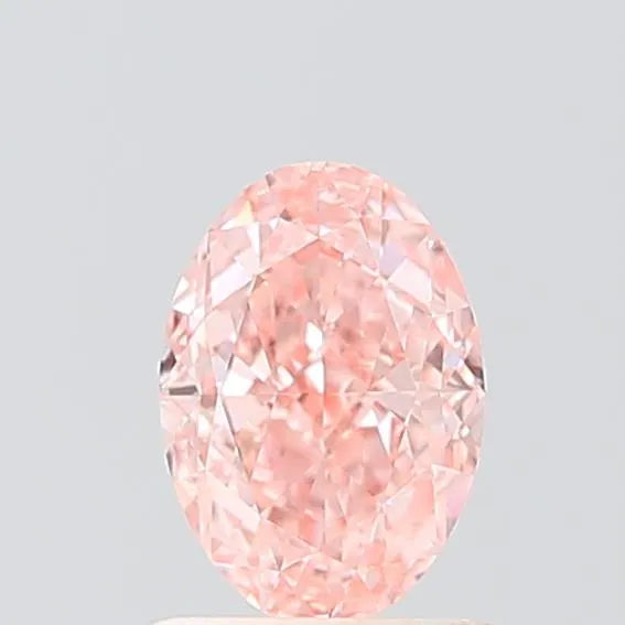 1.10ct Oval Lab Grown Diamond (Colour Fancy Vivid Pink, Clarity VVS1, IGI Certified)
