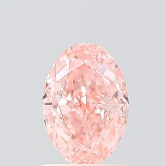 1.10ct Oval Lab Grown Diamond (Colour Fancy Vivid Pink, Clarity VVS1, IGI Certified)