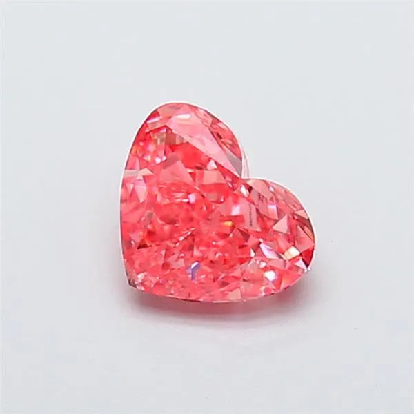 1.11ct Heart Lab Grown Diamond (Colour Fancy Vivid Pink, Clarity SI1, IGI Certified)