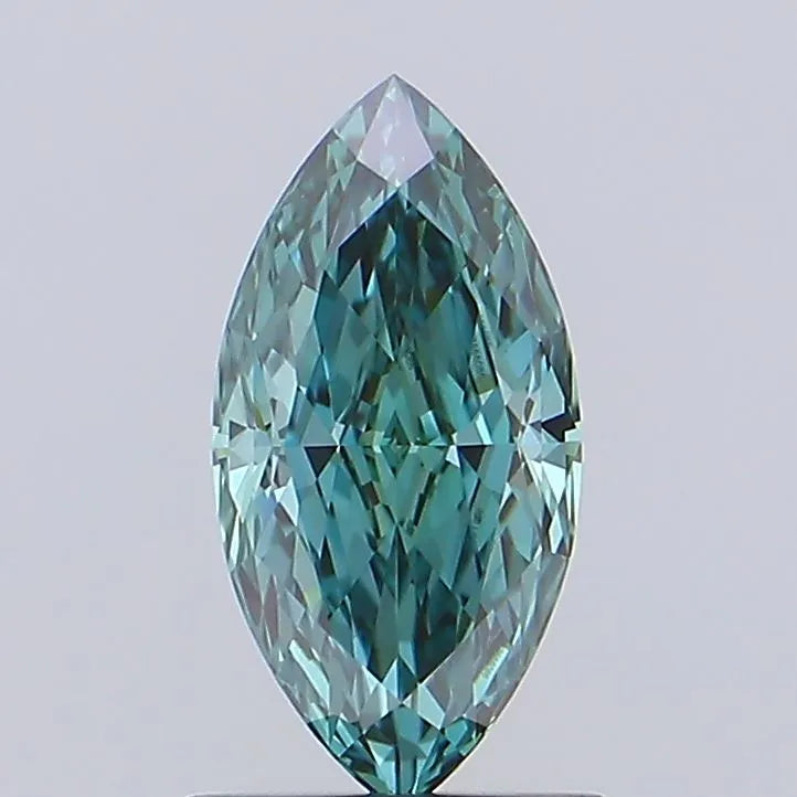 1.11ct Marquise Lab Grown Diamond (Colour Fancy Vivid Green, Clarity VVS2, IGI Certified)