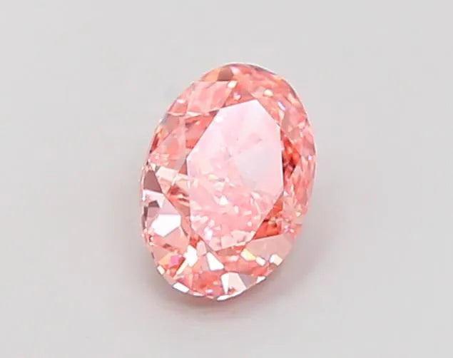 1.11ct Oval Lab Grown Diamond (Colour Fancy Vivid Pink, Clarity VS1, IGI Certified)
