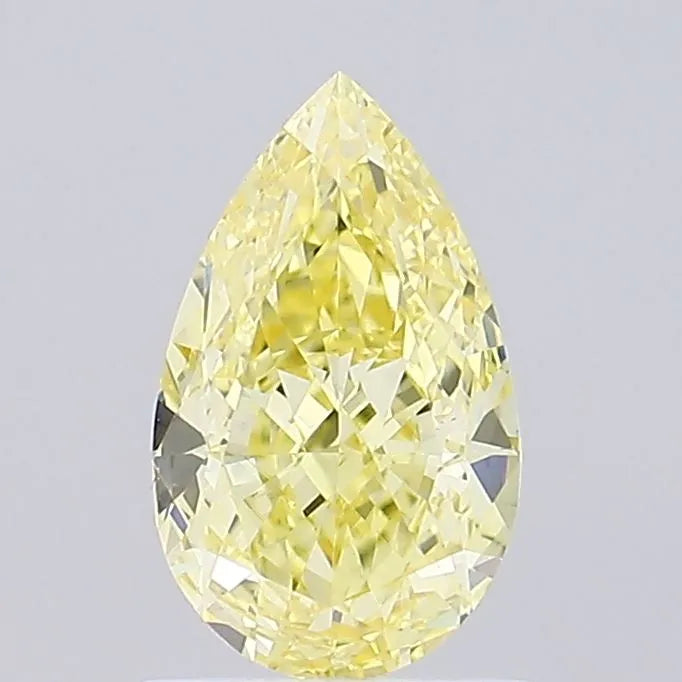 1.11ct Pear Lab Grown Diamond (Colour Fancy Intense Yellow, Clarity VS1, IGI Certified)