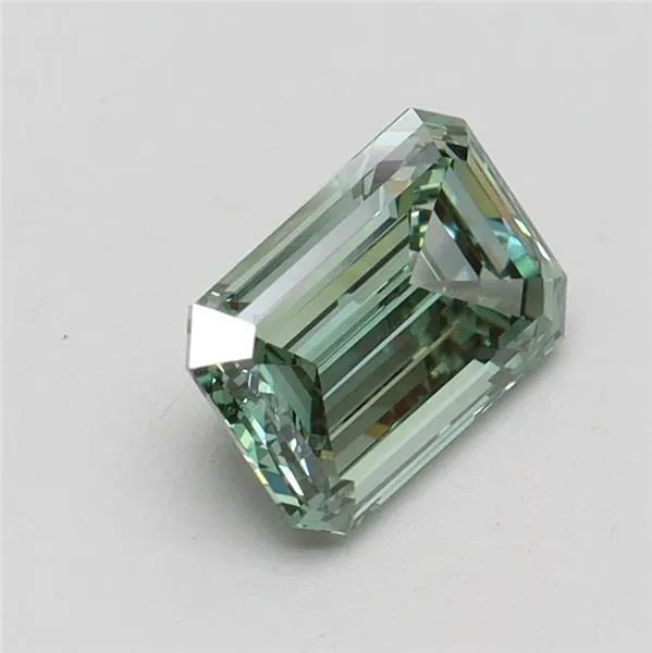 1.12ct Emerald Lab Grown Diamond (Colour Fancy Intense Green, Clarity VVS2, IGI Certified)