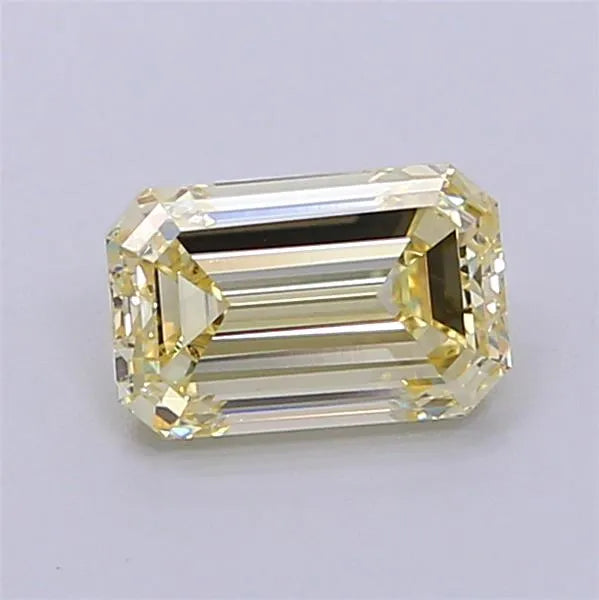 1.13ct Emerald Lab Grown Diamond (Colour Fancy Yellow, Clarity VS1, IGI Certified)