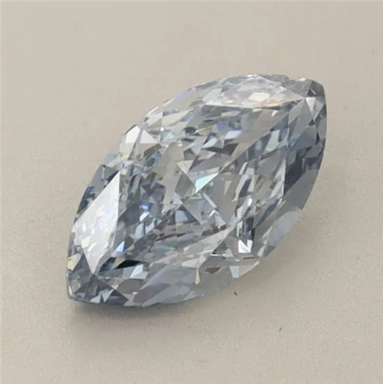 1.13ct Marquise Lab Grown Diamond (Colour Fancy Light Blue, Clarity IF, GIA Certified)