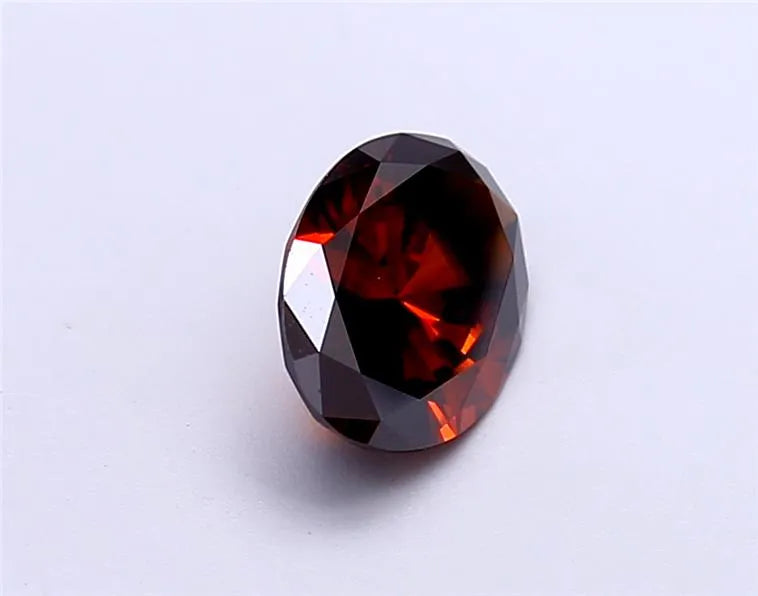 1.13ct Oval Lab Grown Diamond (Colour Fancy Deep Orange, Clarity VVS2, IGI Certified)