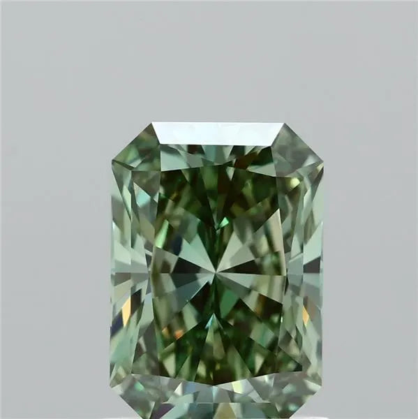 1.13ct Radiant Lab Grown Diamond (Colour Fancy Vivid Green, Clarity VVS2, IGI Certified)