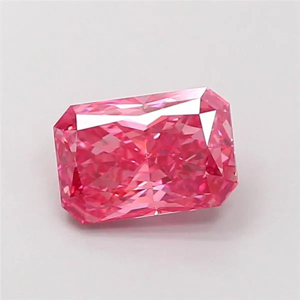 1.13ct Radiant Lab Grown Diamond (Colour Fancy Vivid Pink, Clarity VVS2, IGI Certified)