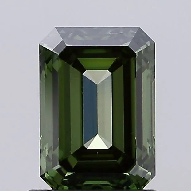1.14ct Emerald Lab Grown Diamond (Colour Fancy Vivid Green, Clarity SI1, IGI Certified)