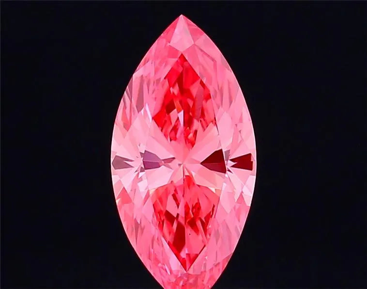 1.14ct Marquise Lab Grown Diamond (Colour Fancy Vivid Pink, Clarity VS1, IGI Certified)