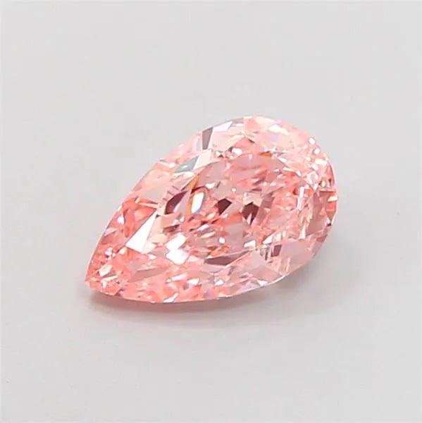 1.14ct Pear Lab Grown Diamond (Colour Fancy Intense Pink, Clarity VVS2, IGI Certified)