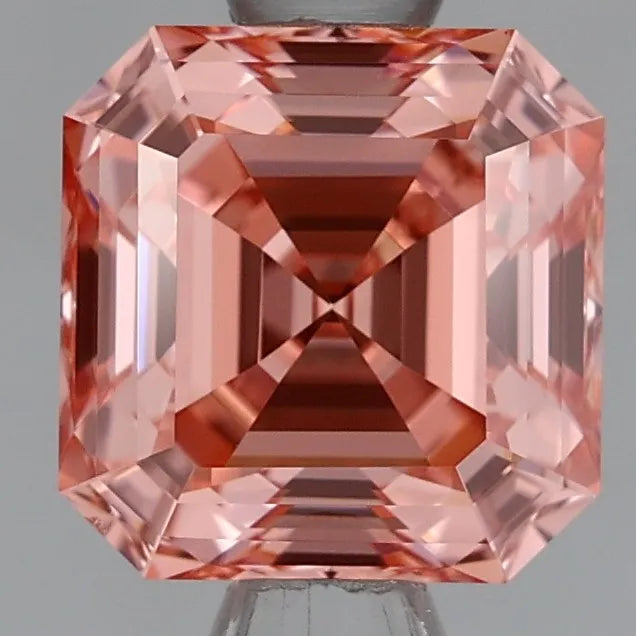 1.15ct Asscher Lab Grown Diamond (Colour Fancy Intense Pink, Clarity VS1, Cut EX, IGI Certified)
