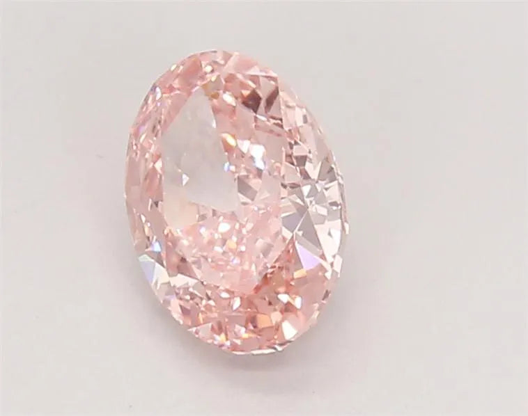 1.15ct Oval Lab Grown Diamond (Colour Fancy Intense Pink, Clarity VS1, IGI Certified)