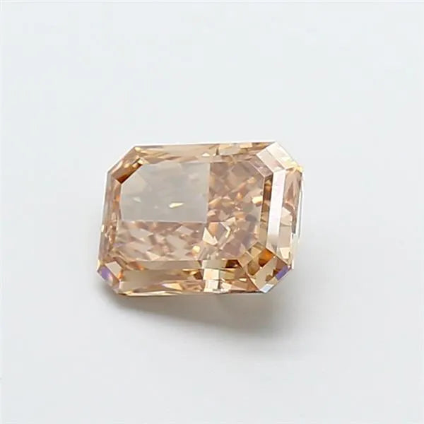 1.15ct Radiant Lab Grown Diamond (Colour Fancy Light Brown, Clarity VS1, IGI Certified)