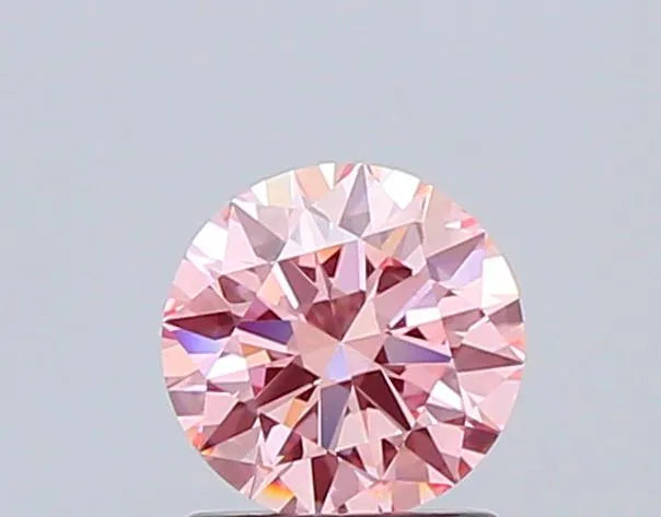 1.15ct Round Lab Grown Diamond (Colour Fancy Intense Pink, Clarity VVS2, Cut ID, IGI Certified)