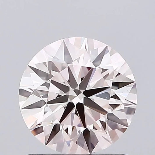 1.15ct Round Lab Grown Diamond (Colour Fancy Pink, Clarity VS1, Cut ID, IGI Certified)