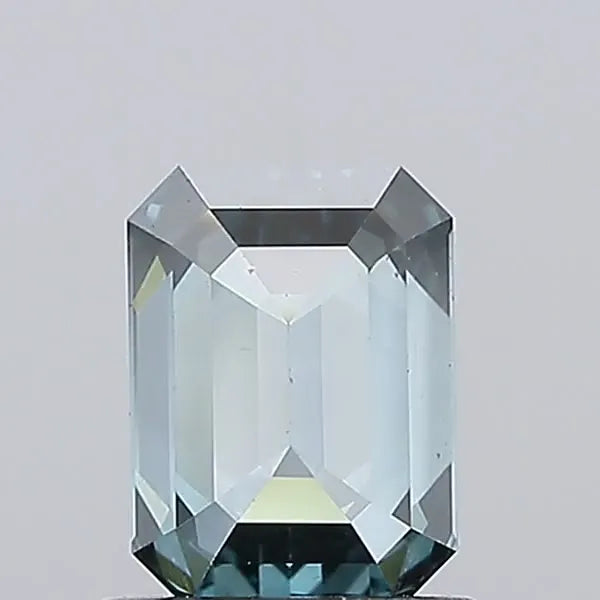 1.16ct Emerald Lab Grown Diamond (Colour Fancy Vivid Blue Green, Clarity VS2, IGI Certified)