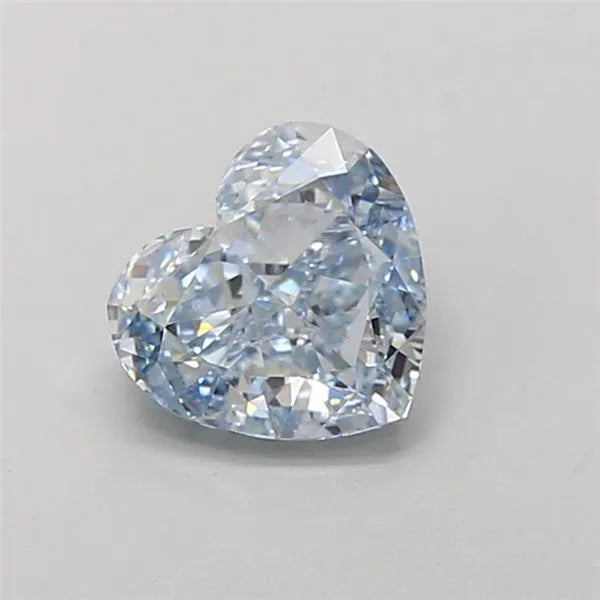 1.16ct Heart Lab Grown Diamond (Colour Fancy Intense Blue, Clarity VVS2, IGI Certified)