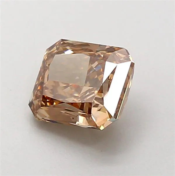 1.16ct Radiant Lab Grown Diamond (Colour Fancy Brown, Clarity VS2, IGI Certified)