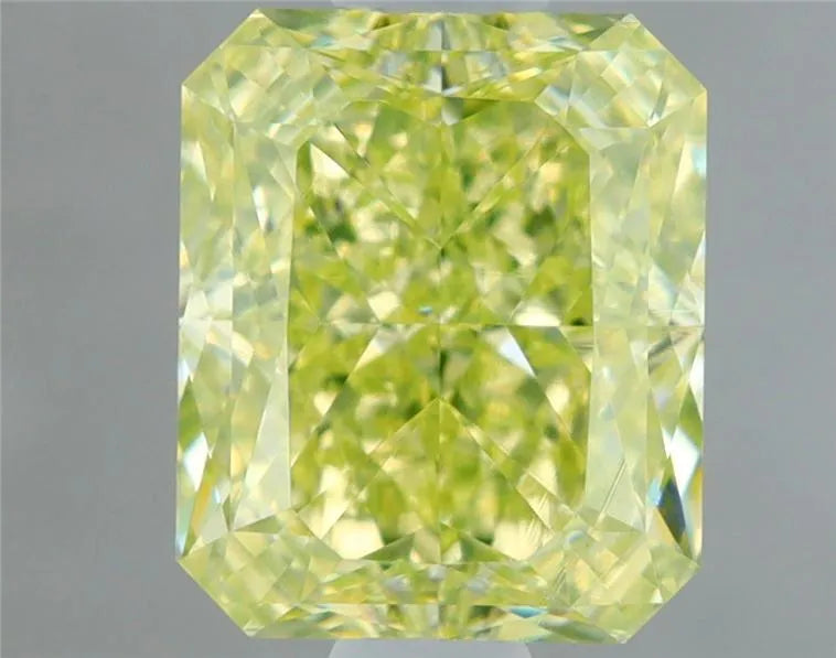1.16ct Radiant Natural Diamond (Colour Fancy Light Greenish Yellow, Clarity VS1, GIA Certified)