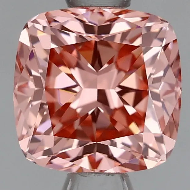 1.17ct Cushion modified Lab Grown Diamond (Colour Fancy Intense Pink, Clarity VVS2, Cut VG, IGI Certified)