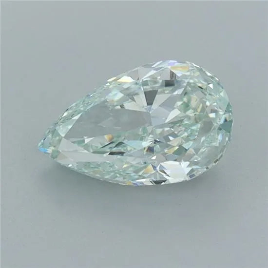 1.17ct Pear Lab Grown Diamond (Colour Fancy Intense Green, Clarity VVS2, IGI Certified)