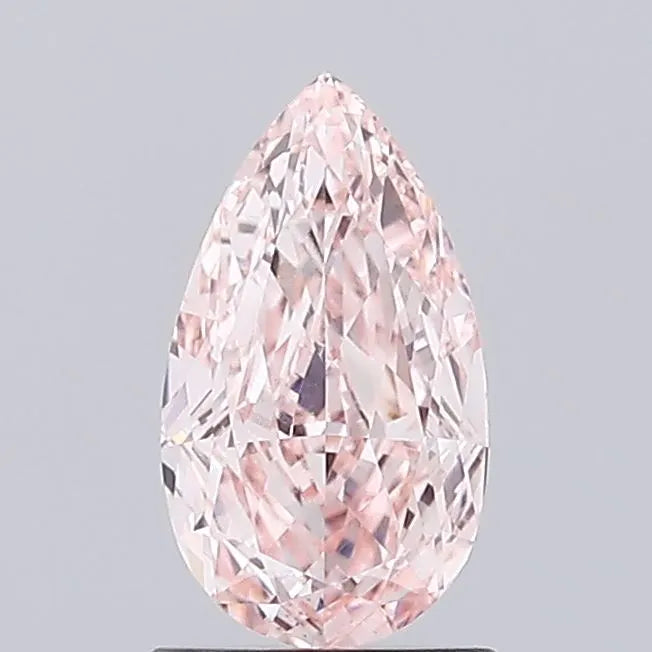 1.17ct Pear Lab Grown Diamond (Colour Fancy Intense Pink, Clarity VS1, IGI Certified)