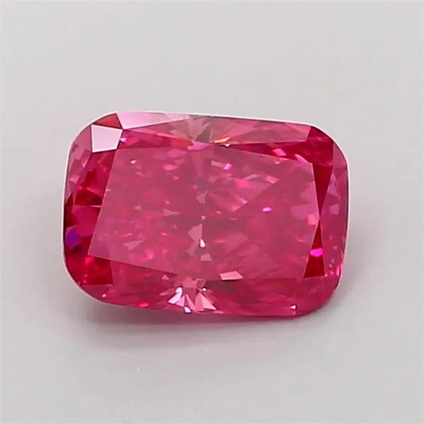 1.18ct Cushion modified Lab Grown Diamond (Colour Fancy Vivid Pink, Clarity VS1, IGI Certified)