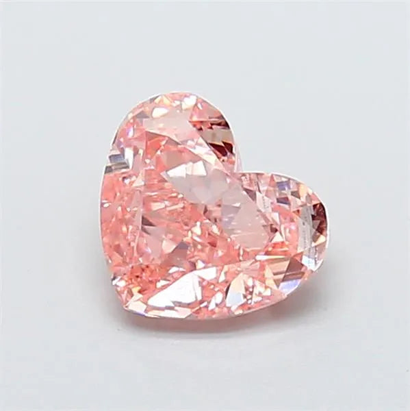 1.18ct Heart Lab Grown Diamond (Colour Fancy Vivid Pink, Clarity VS2, IGI Certified)