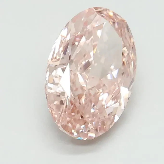 1.18ct Oval Lab Grown Diamond (Colour Fancy Intense Pink, Clarity VVS2, IGI Certified)