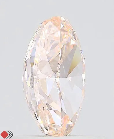 1.19ct Oval Lab Grown Diamond (Colour Fancy Pink, Clarity VVS1, IGI Certified)
