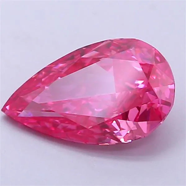 1.19ct Pear Lab Grown Diamond (Colour Fancy Vivid Pink, Clarity SI1, IGI Certified)