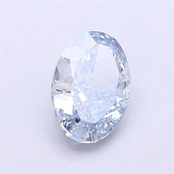 1.20ct Oval Lab Grown Diamond (Colour Fancy Intense Blue, Clarity VS1, IGI Certified)