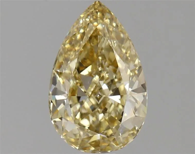 1.20ct Pear Lab Grown Diamond (Colour Fancy Intense Yellow, Clarity VS2, IGI Certified)