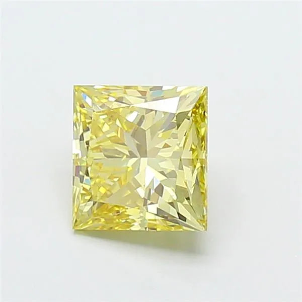 1.20ct Princess Lab Grown Diamond (Colour Fancy Yellow, Clarity VS1, IGI Certified)