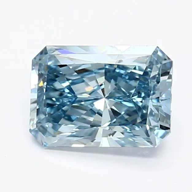 1.20ct Radiant Lab Grown Diamond (Colour Fancy Vivid Blue, Clarity VVS2, IGI Certified)
