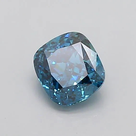 1.21ct Cushion modified Lab Grown Diamond (Colour Fancy Vivid Blue, Clarity VS1, IGI Certified)