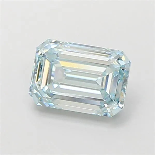 1.21ct Emerald Lab Grown Diamond (Colour Fancy Greenish Blue, Clarity VVS2, IGI Certified)