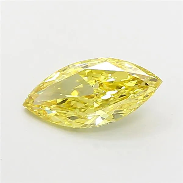 1.21ct Marquise Lab Grown Diamond (Colour Fancy Intense Yellow, Clarity VS1, IGI Certified)