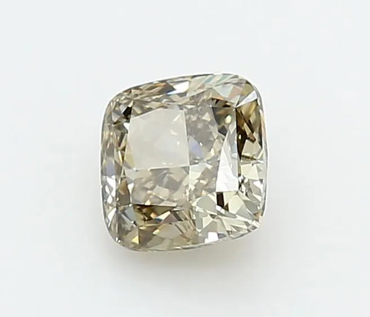 1.22ct Cushion modified Lab Grown Diamond (Colour Fancy Gray Yellow, Clarity VVS1, IGI Certified)