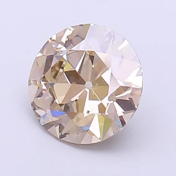 1.22ct European cut Lab Grown Diamond (Colour Fancy Light Brown, Clarity VVS2, IGI Certified)