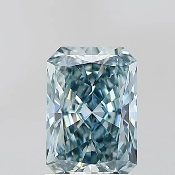 1.22ct Radiant Lab Grown Diamond (Colour Fancy Intense Greenish Blue, Clarity VVS2, IGI Certified)