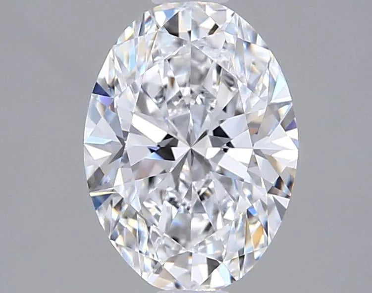1.23ct Oval Lab Grown Diamond (Colour D, Clarity VVS2, IGI Certified)