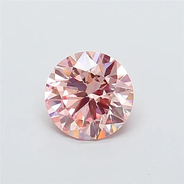 1.23ct Round Lab Grown Diamond (Colour Fancy Intense Pink, Clarity SI1, Cut ID, IGI Certified)