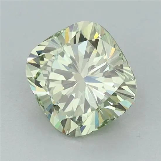1.24ct Cushion brilliant Lab Grown Diamond (Colour Fancy Intense Green, Clarity VS2, IGI Certified)