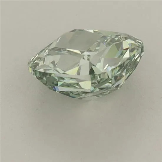 1.24ct Cushion modified Lab Grown Diamond (Colour Fancy Vivid Green, Clarity VS1, IGI Certified)