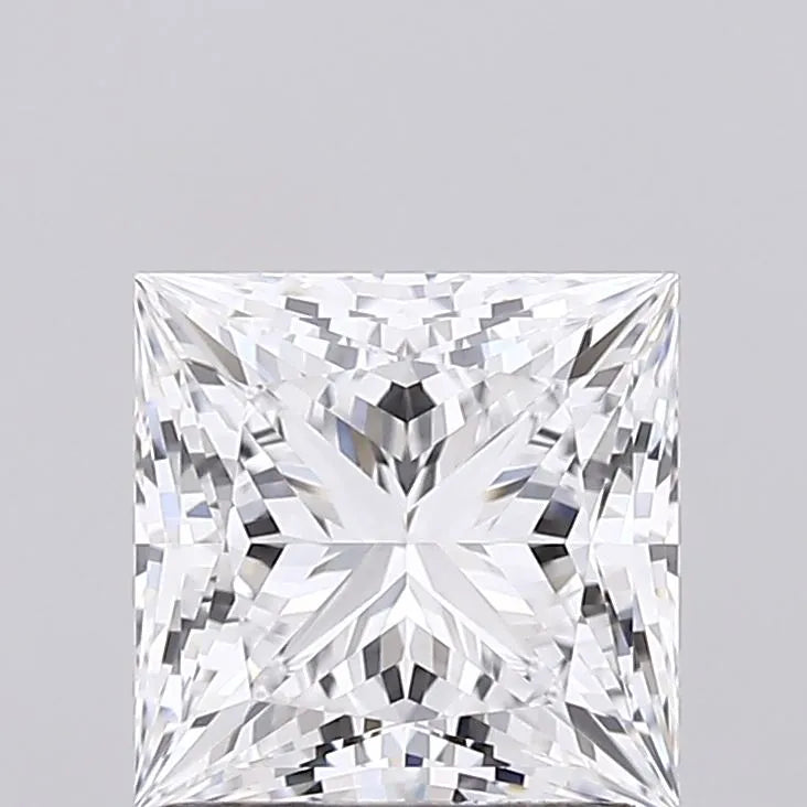 1.24ct Princess Lab Grown Diamond (Colour D, Clarity FL, Cut EX, IGI Certified)